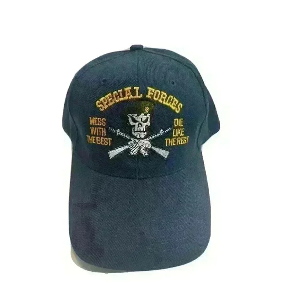 Baseball Cap Men Hat “Special Forces Mess with the Best Die Like the Rest” New - Picture 1 of 6